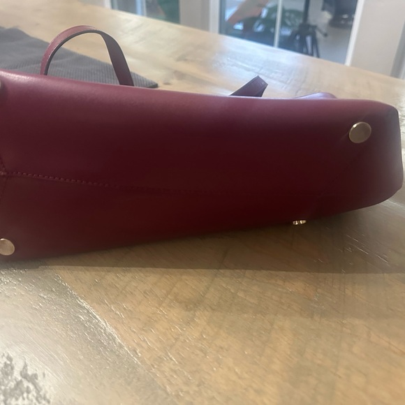 Michael Kors Deep Red Tote Bag - Picture 3 of 8
